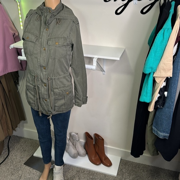 PTP 19 inches length 29 inches size extra small olive green jacket - Picture 7 of 9